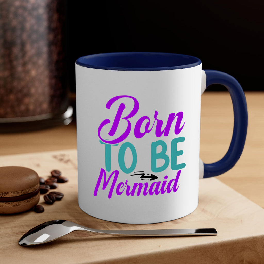 Born To Be Mermaid 82#- mermaid-Mug / Coffee Cup