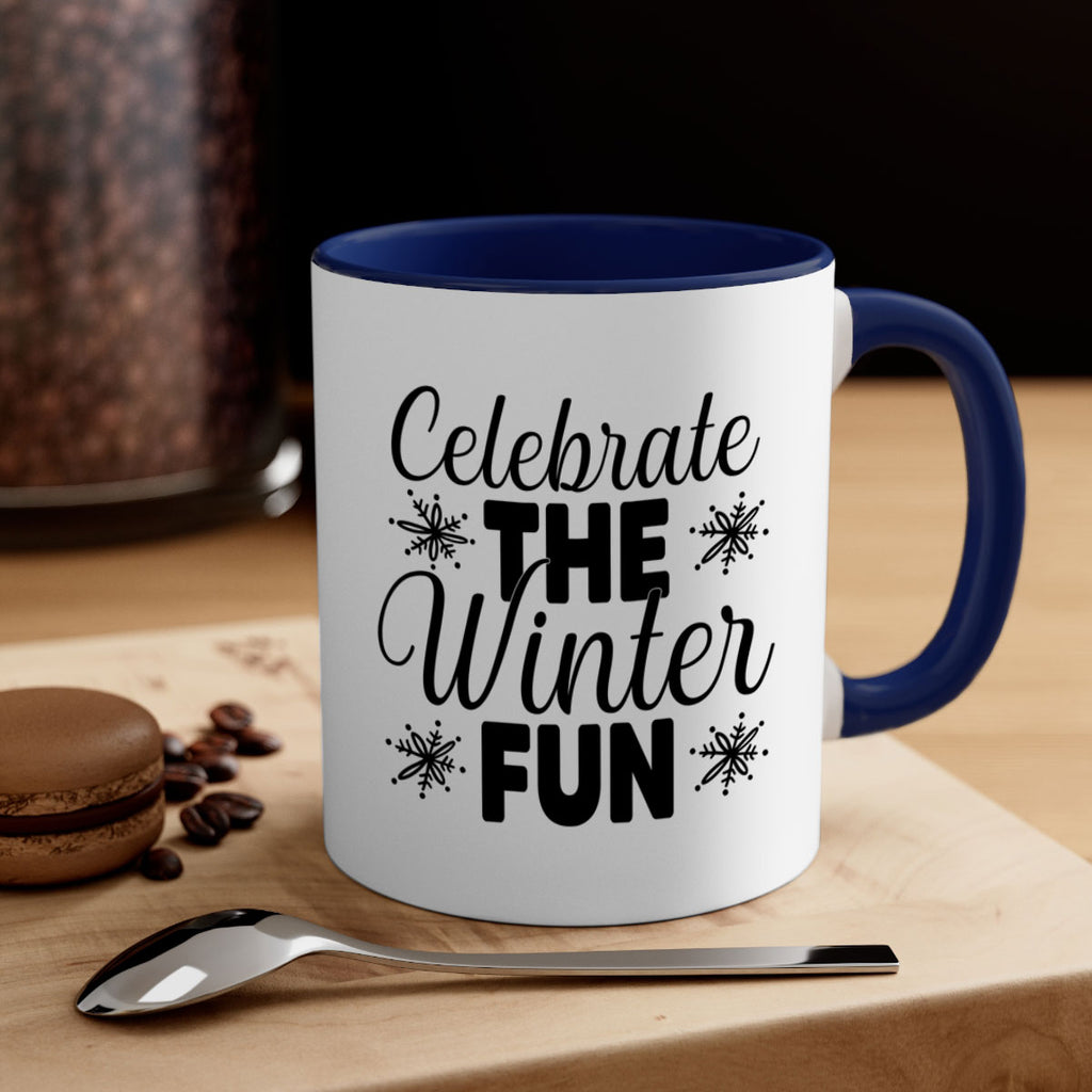 Celebrate the Winter Fun41#- winter-Mug / Coffee Cup