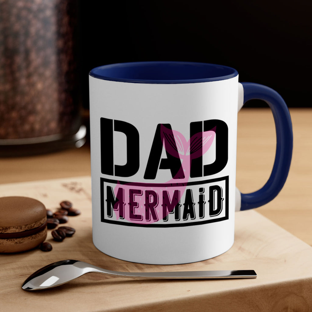Dad mermaid 111#- mermaid-Mug / Coffee Cup