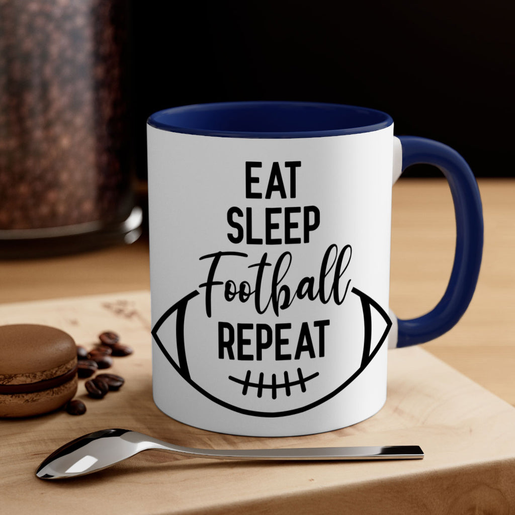 Eat Sleep Football Repeat 1313#- football-Mug / Coffee Cup