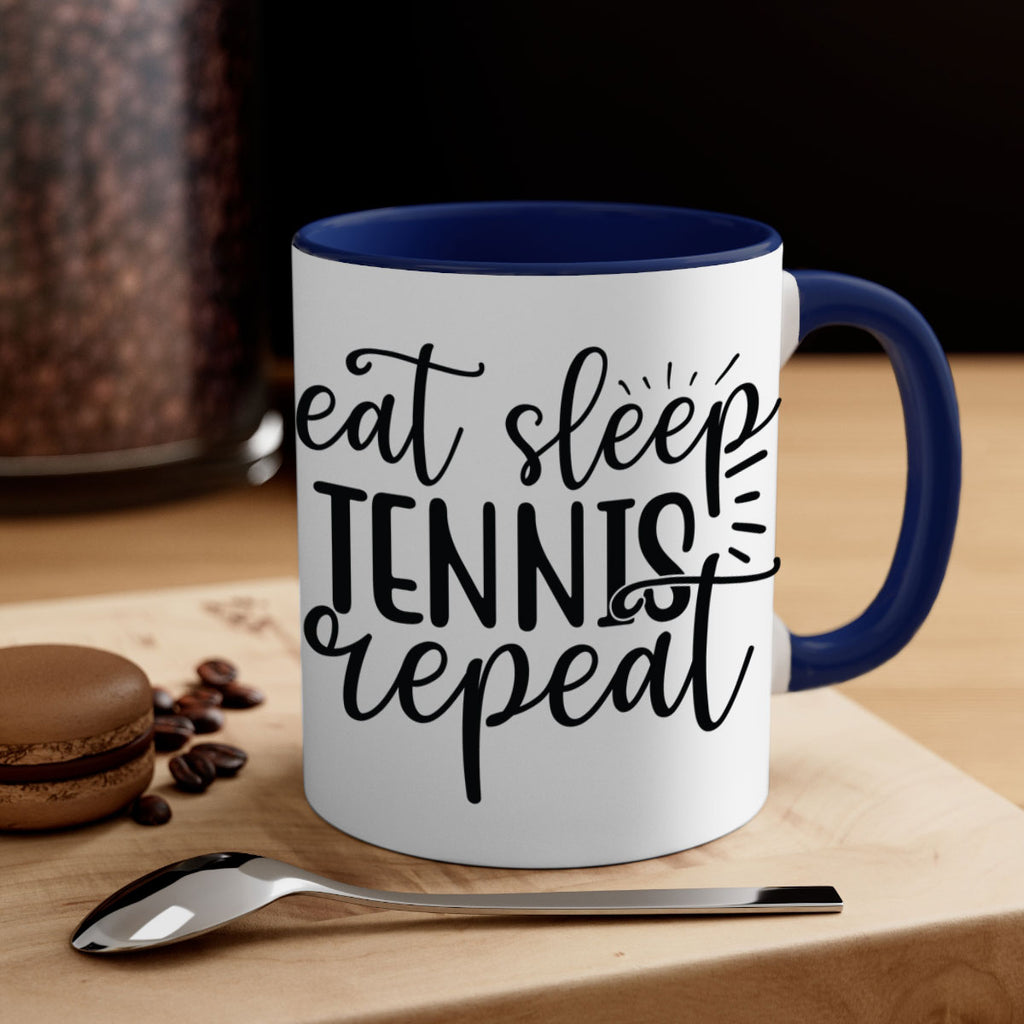 Eat sleep Tennis repeat 1293#- tennis-Mug / Coffee Cup