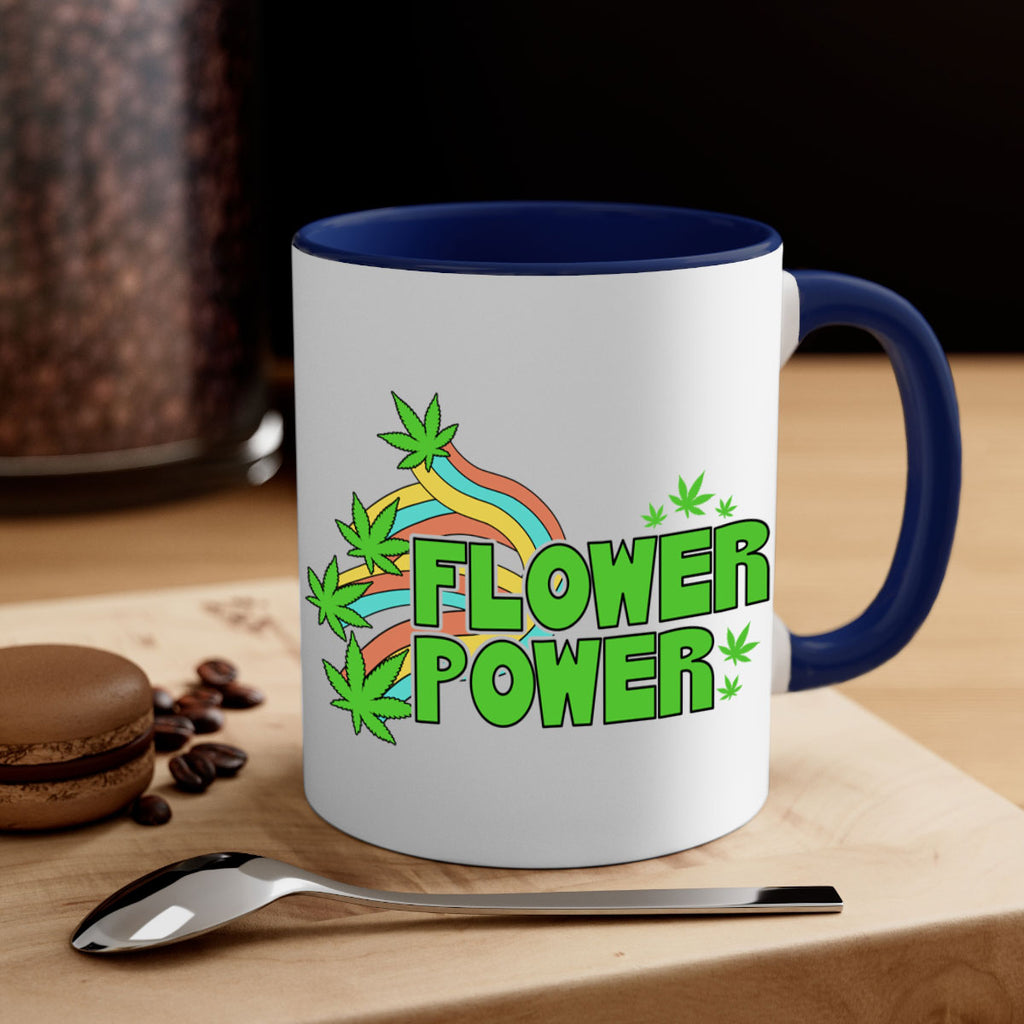 Flower Power Cannabis leaf 86#- marijuana-Mug / Coffee Cup