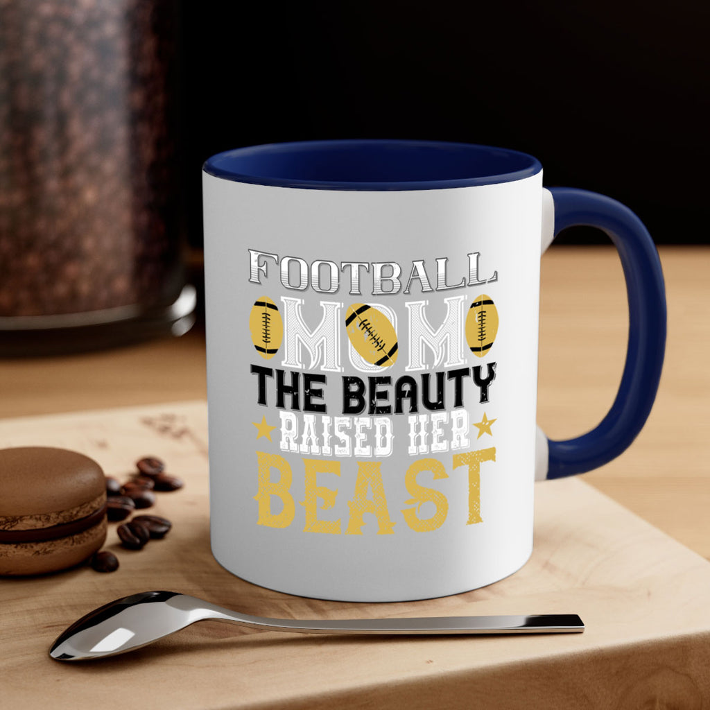 Football mom the beauty 1236#- football-Mug / Coffee Cup