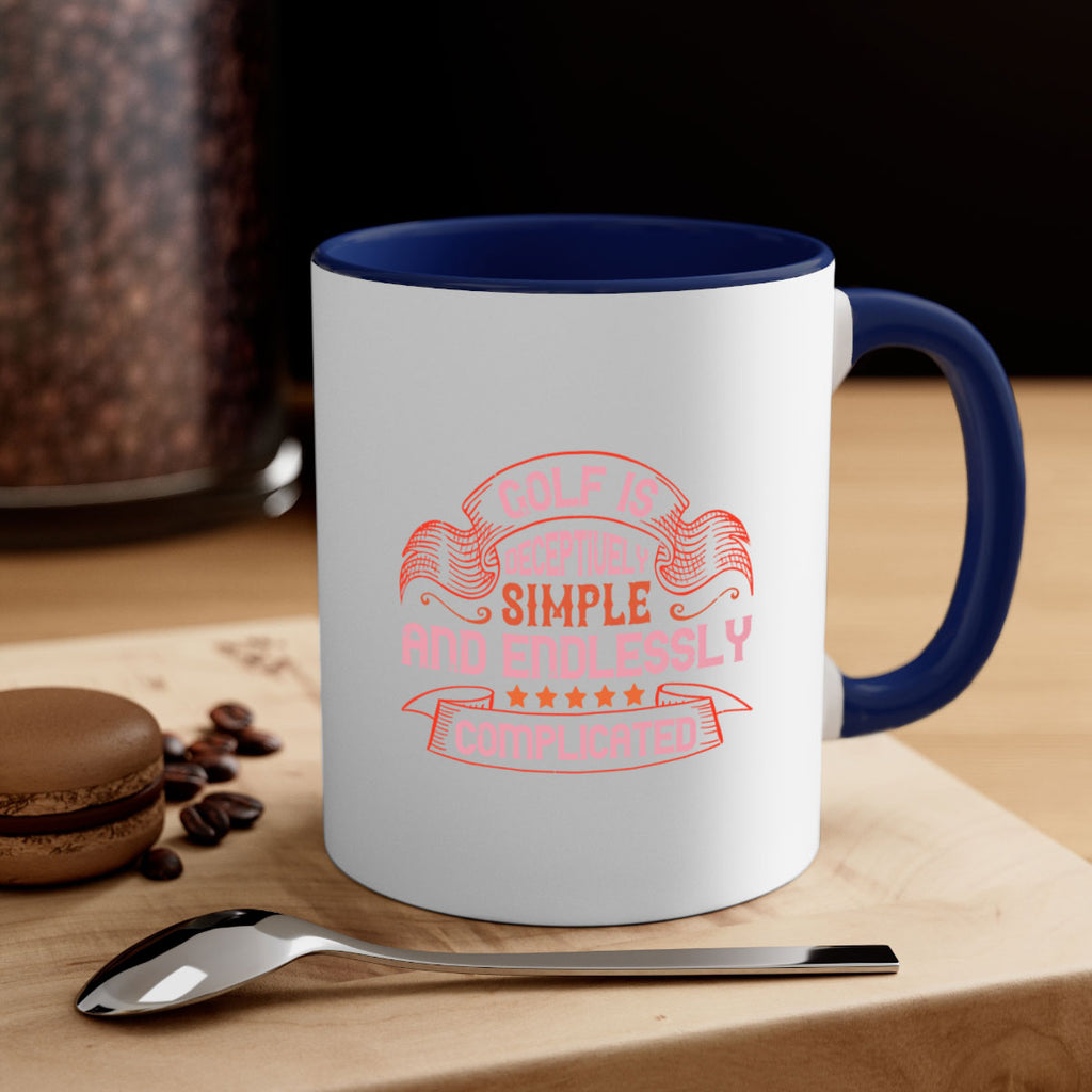 Golf is deceptively simple and endlessly complicated 2267#- golf-Mug / Coffee Cup
