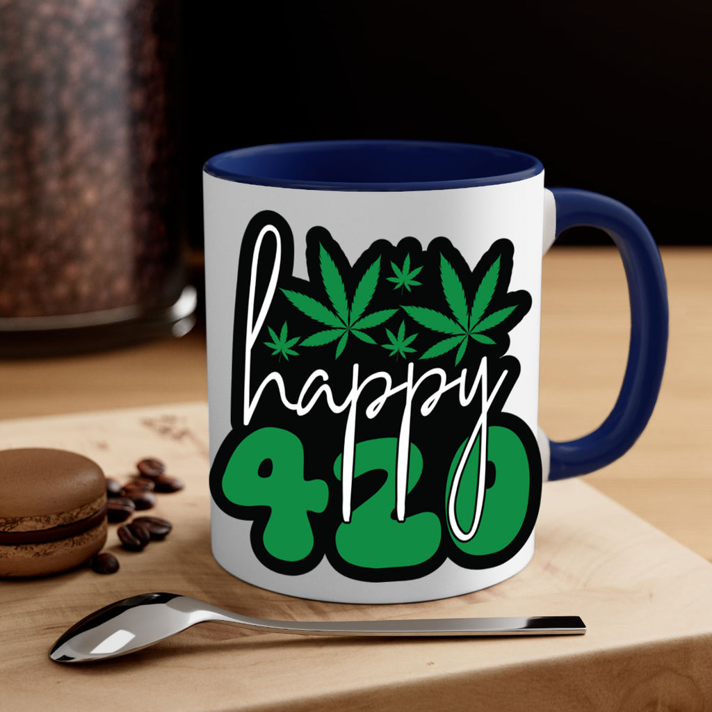 Happy 420 102#- marijuana-Mug / Coffee Cup