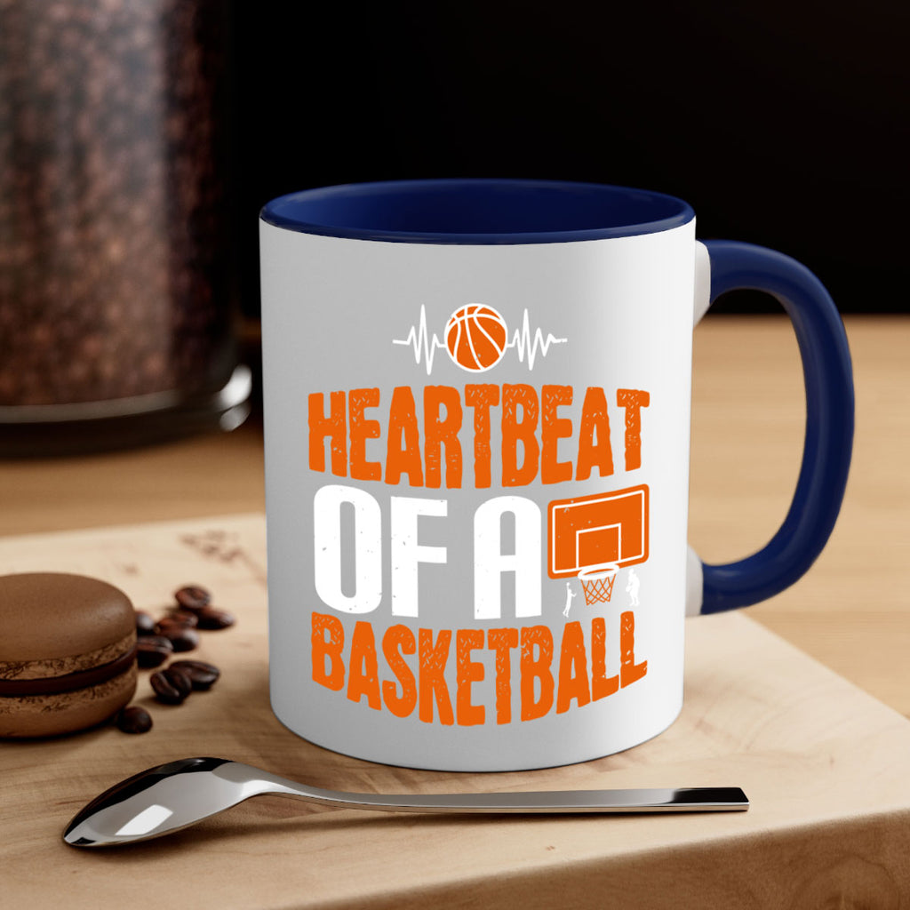 Heartbeat of a basketball 2298#- basketball-Mug / Coffee Cup