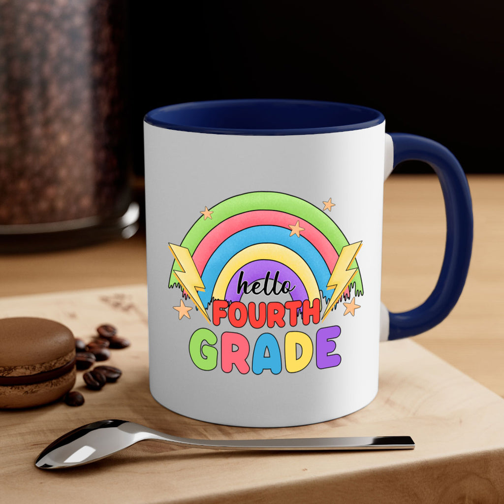 Hello 4th Grade Rainbow 13#- 4th grade-Mug / Coffee Cup