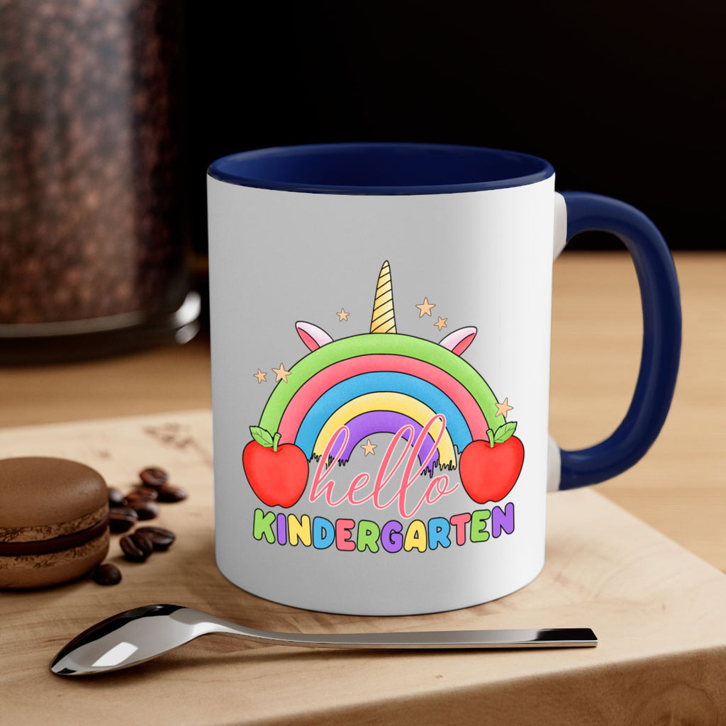 Hello Kindergarten Unicorn Rainbow 6#- Kindergarten-Mug / Coffee Cup