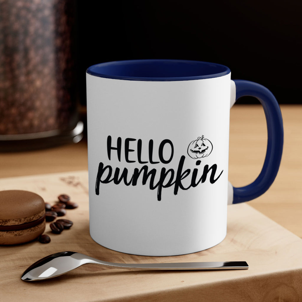 Hello Pumpkin 286#- fall-Mug / Coffee Cup