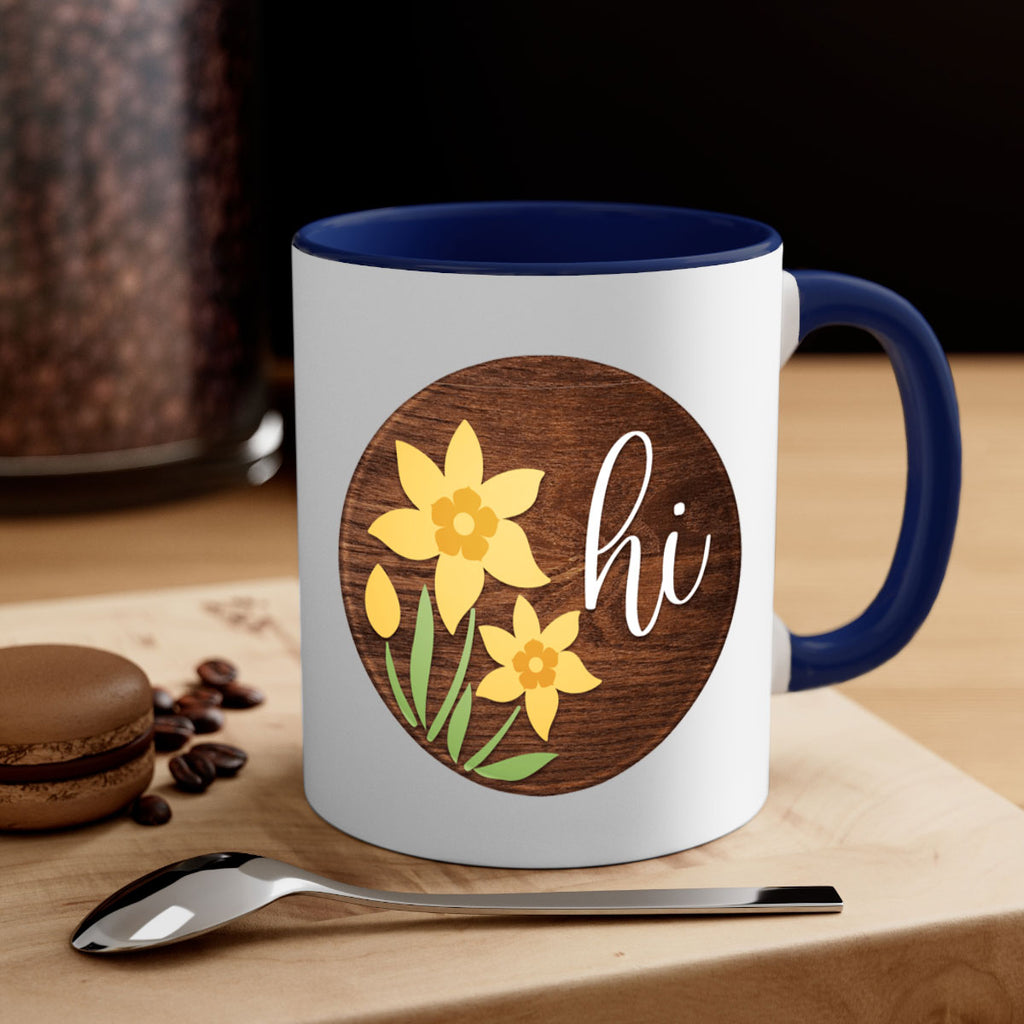 Hi daffodil flower Mockup235#- spring-Mug / Coffee Cup
