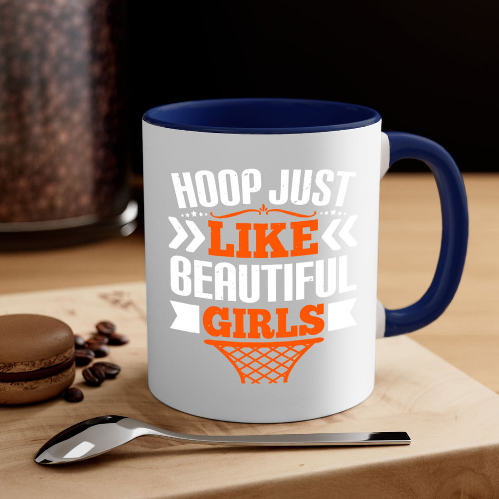 Hoop just like beautiful girls 2289#- basketball-Mug / Coffee Cup
