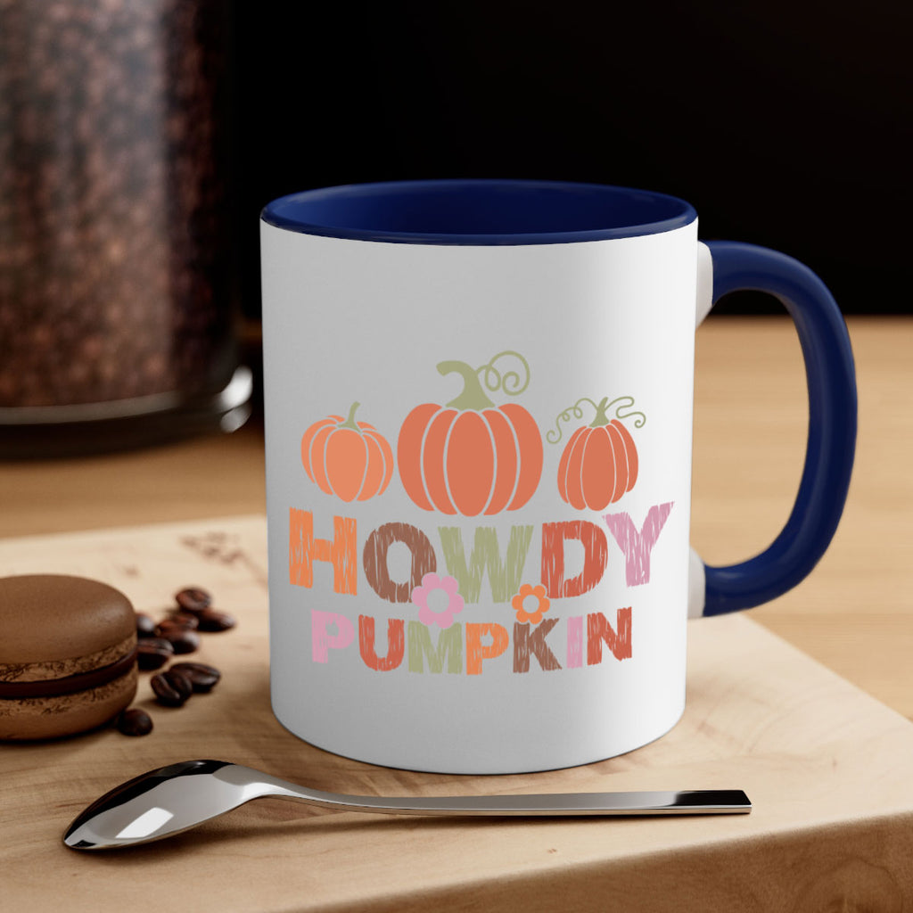 Howdy Pumpkin 321#- fall-Mug / Coffee Cup