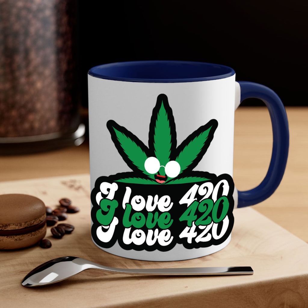 I love 420 123#- marijuana-Mug / Coffee Cup