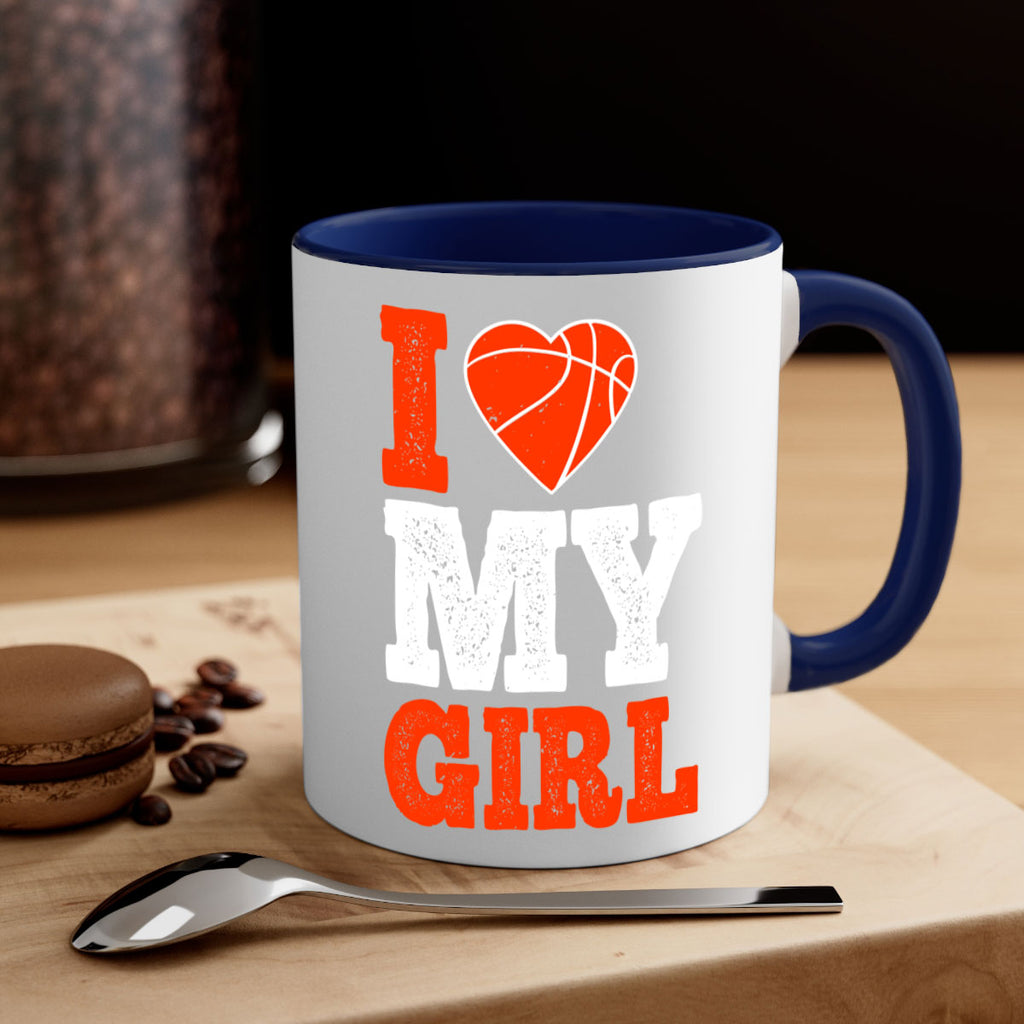 I love my girl 2244#- basketball-Mug / Coffee Cup