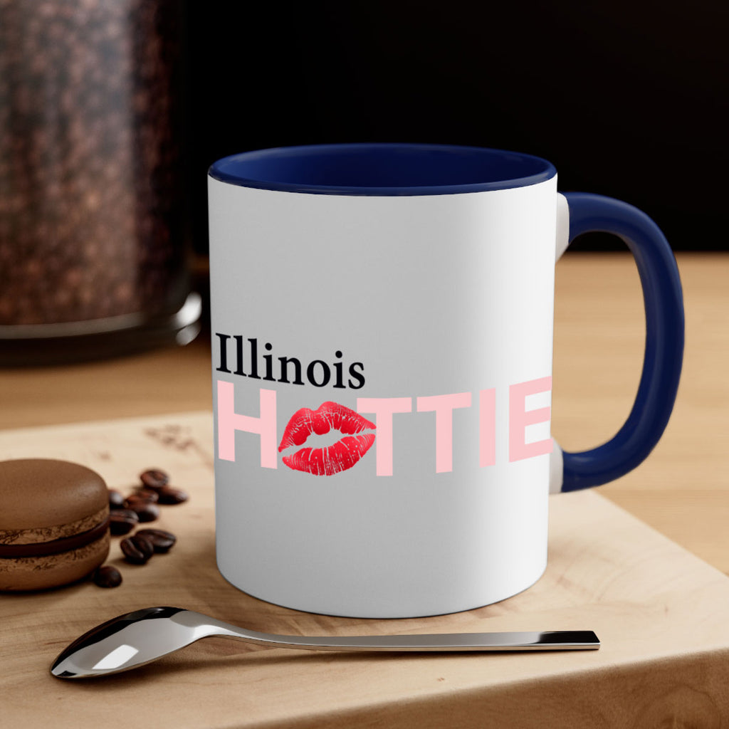 Illinois Hottie With Red Lips 13#- Hottie Collection-Mug / Coffee Cup