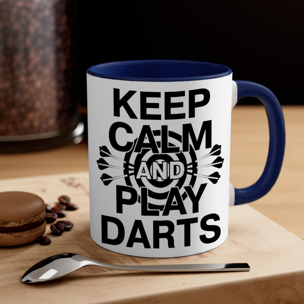 Keep calm And play Darts 961#- darts-Mug / Coffee Cup