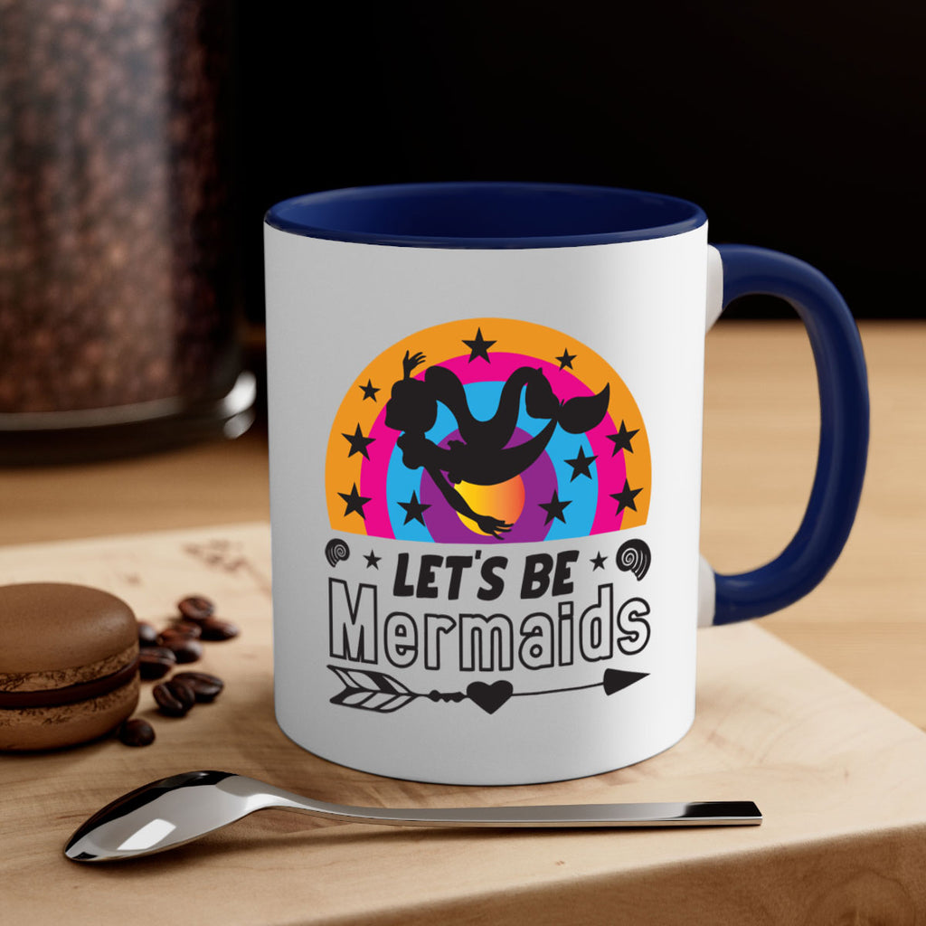Lets be mermaids 300#- mermaid-Mug / Coffee Cup