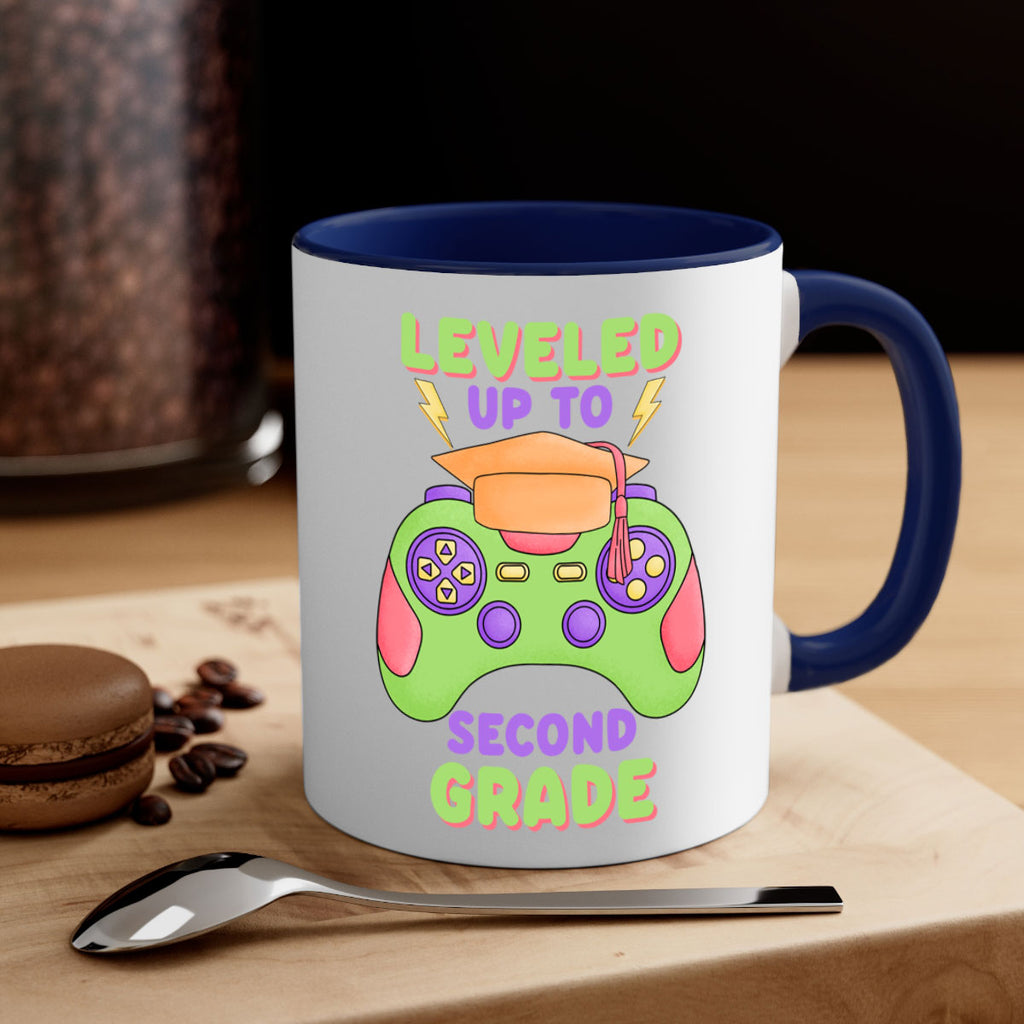 Leveled up to 2nd Grade 15#- second grade-Mug / Coffee Cup