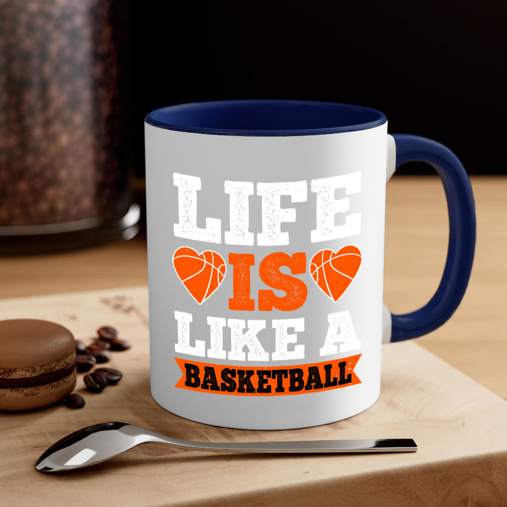 Life is like a basketball 2043#- basketball-Mug / Coffee Cup