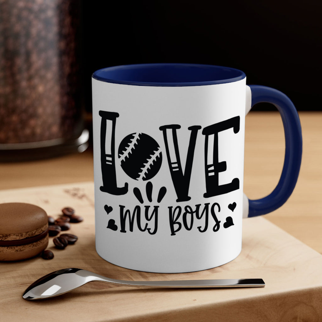 Love My Boys 2053#- baseball-Mug / Coffee Cup