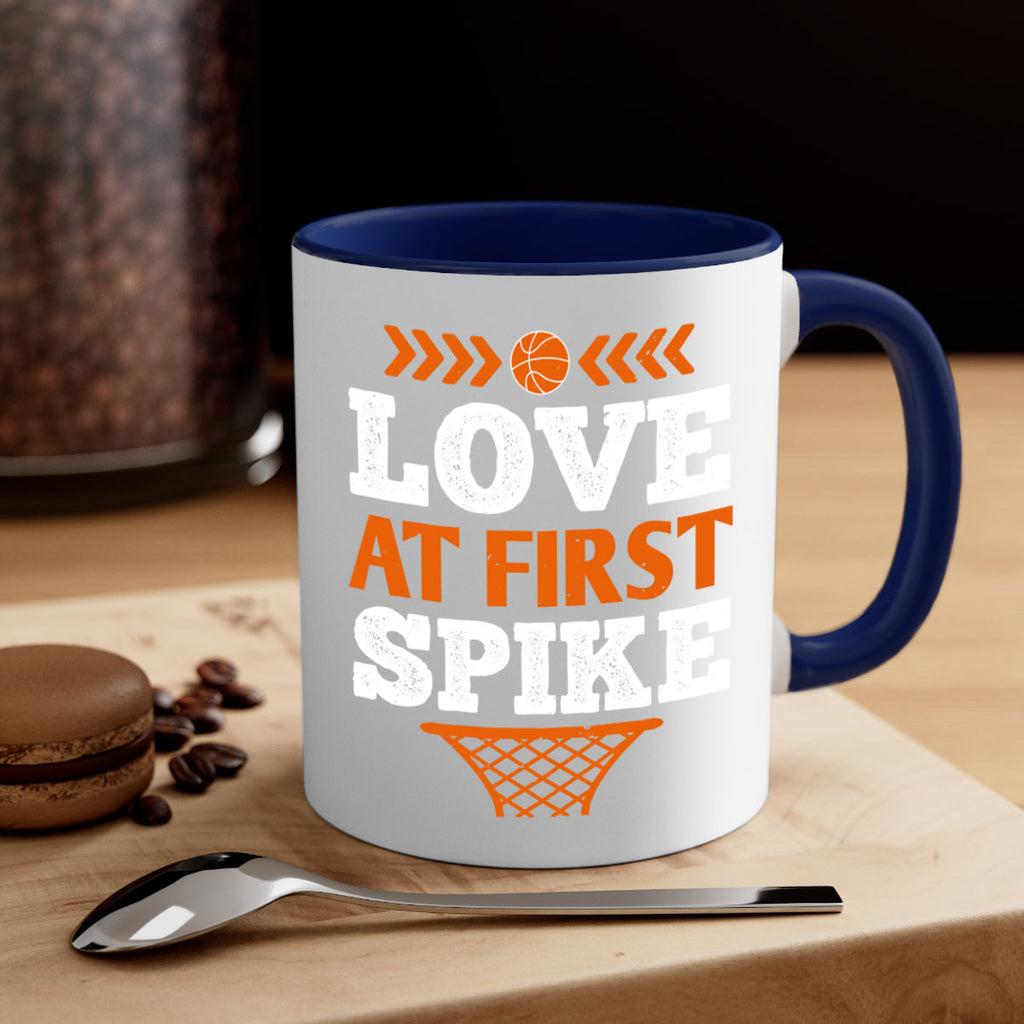 Love at first spike 736#- basketball-Mug / Coffee Cup