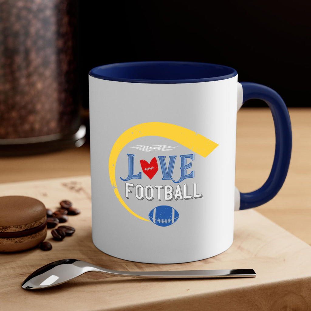 Love football 733#- football-Mug / Coffee Cup