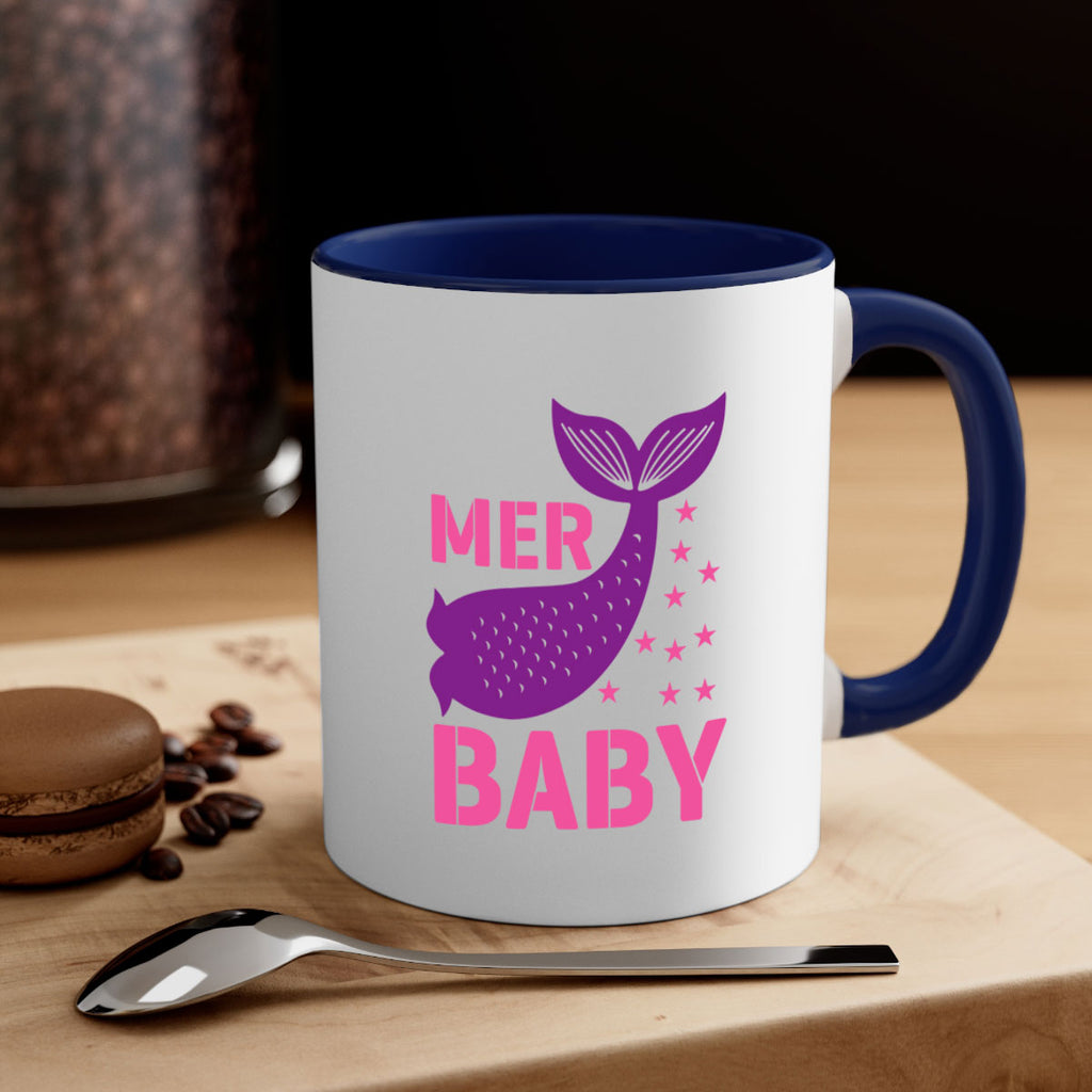 Mer Baby 321#- mermaid-Mug / Coffee Cup