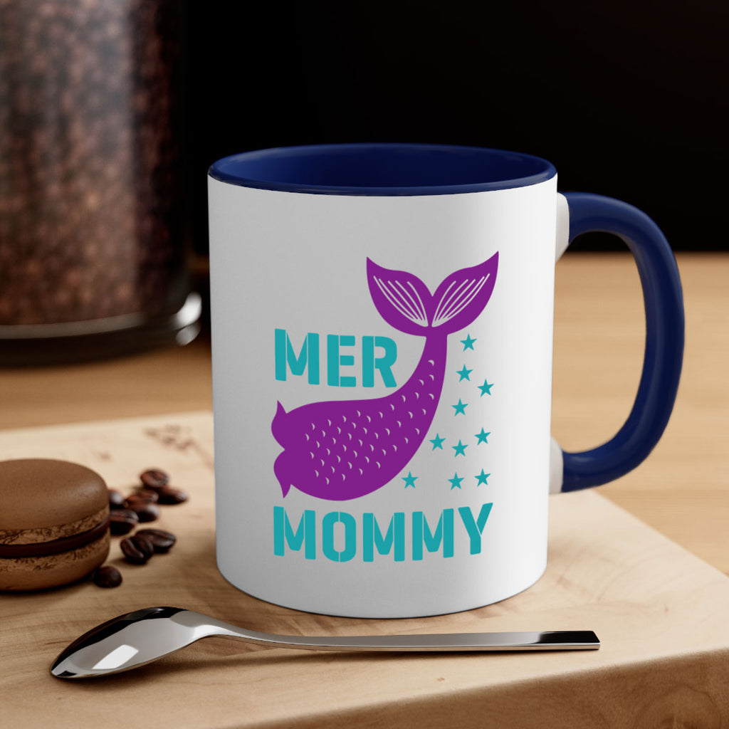Mer Mommy 342#- mermaid-Mug / Coffee Cup