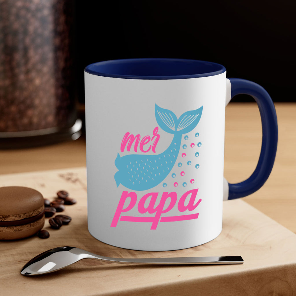Mer Papa 344#- mermaid-Mug / Coffee Cup