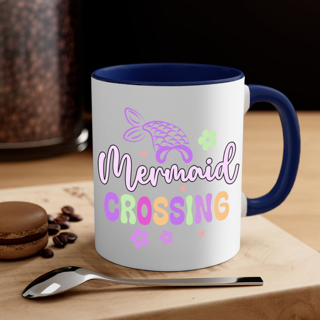 Mermaid Crossing 401#- mermaid-Mug / Coffee Cup