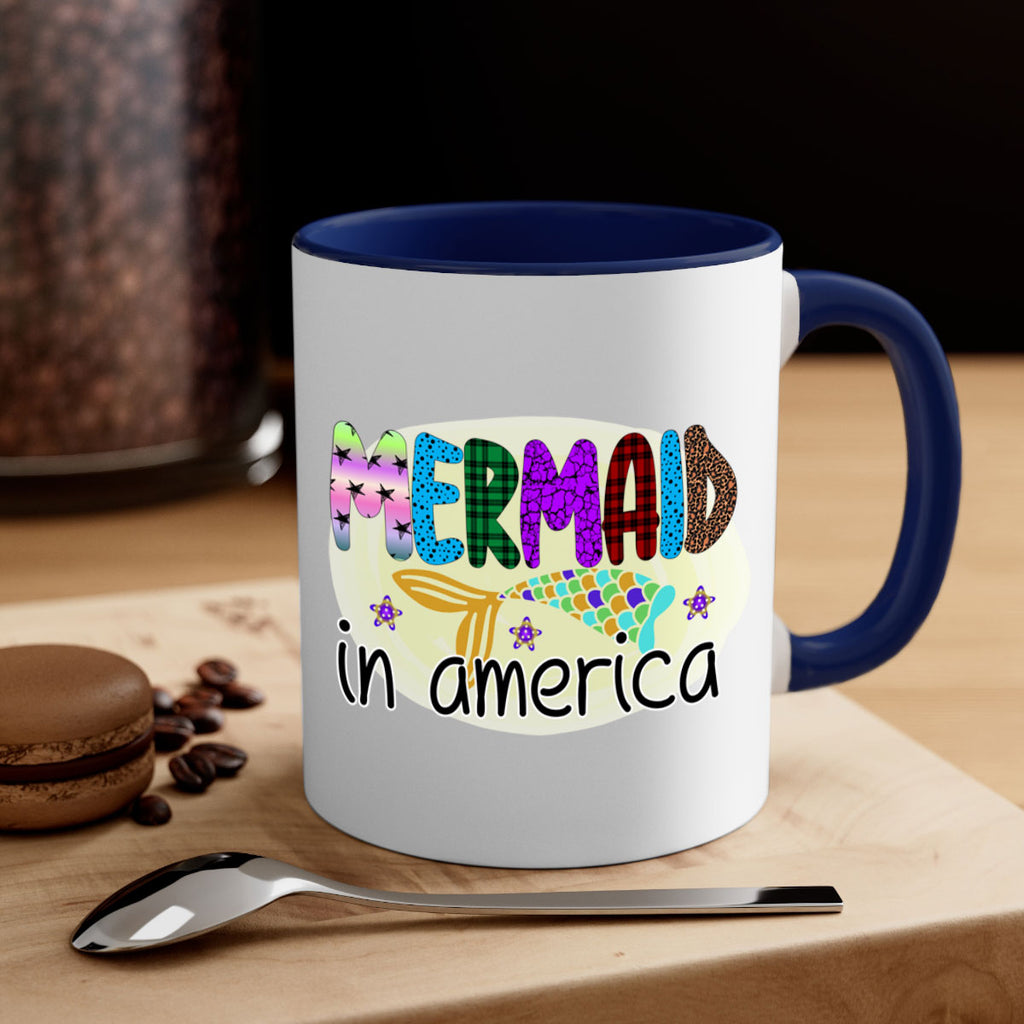 Mermaid In America 419#- mermaid-Mug / Coffee Cup