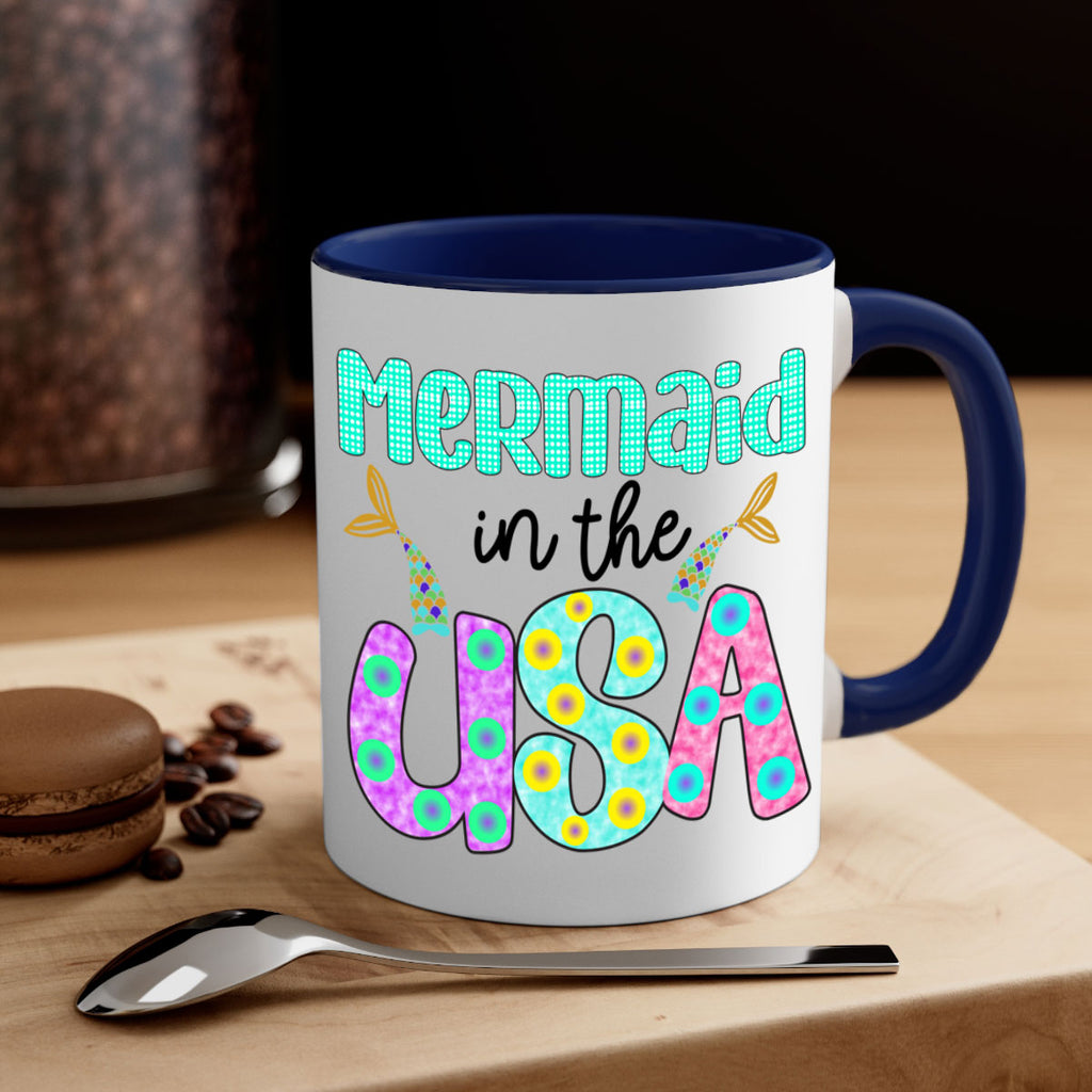 Mermaid In The Usa 421#- mermaid-Mug / Coffee Cup