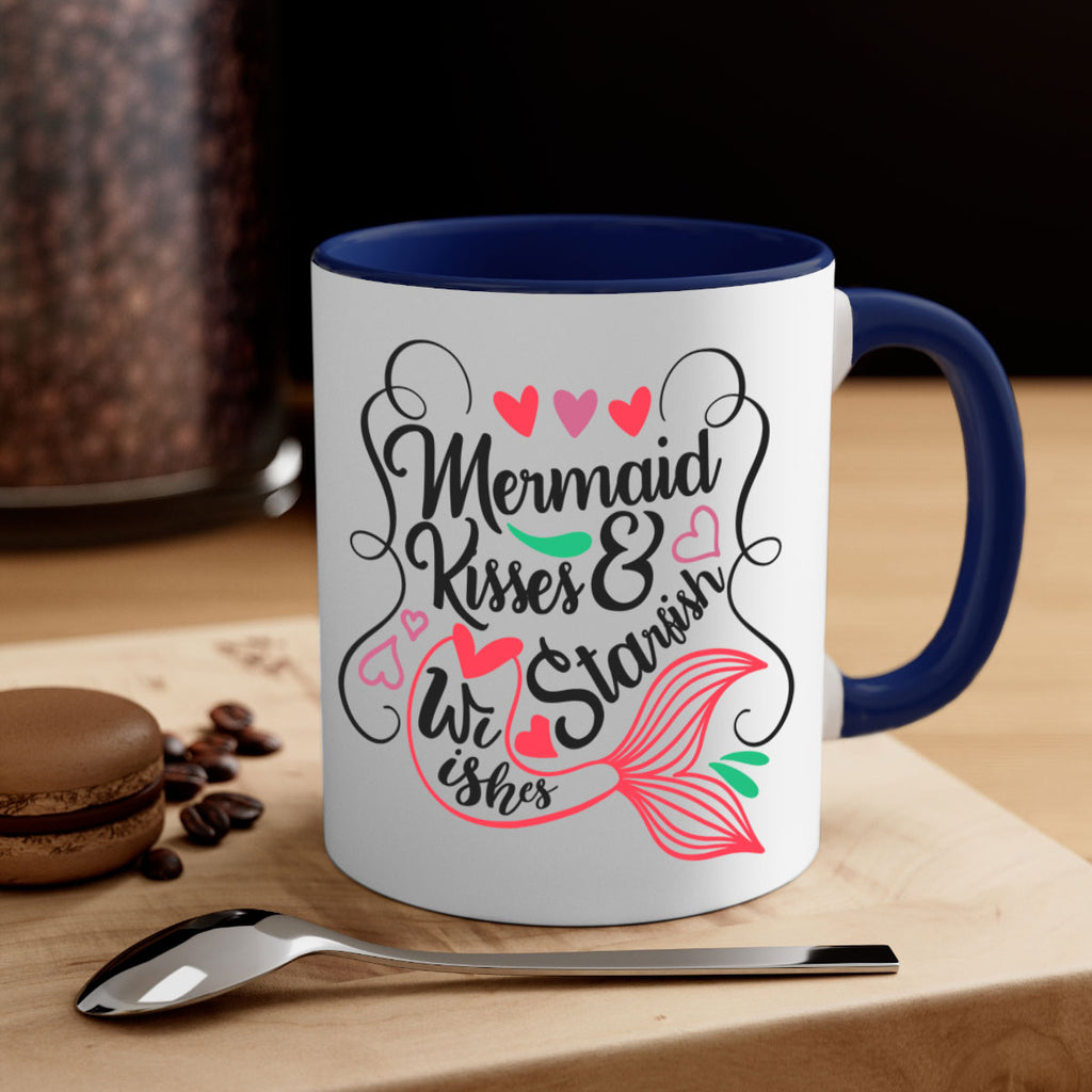 Mermaid Kisses Starfish Wishes 368#- mermaid-Mug / Coffee Cup