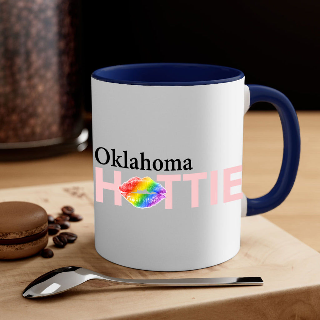 Oklahoma Hottie with rainbow lips 36#- Hottie Collection-Mug / Coffee Cup