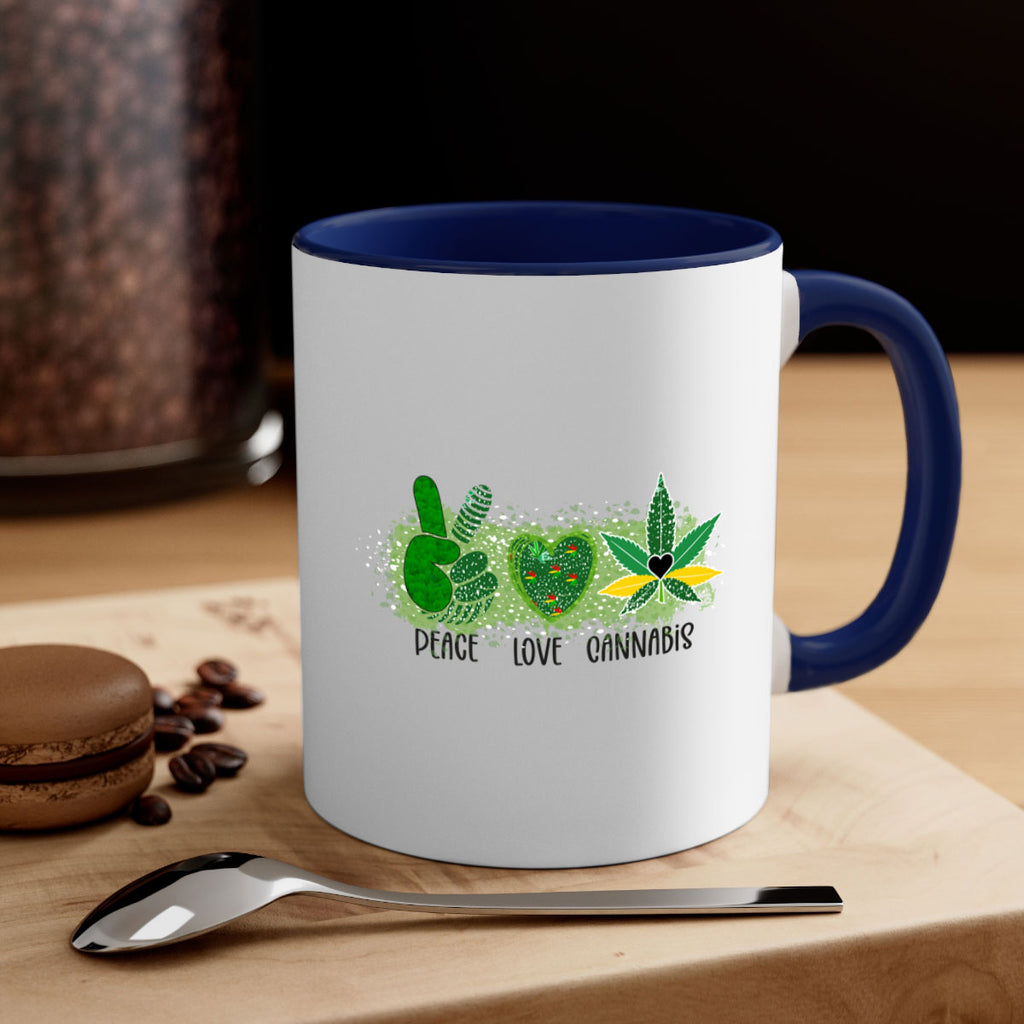 Peace Love Cannabis 215#- marijuana-Mug / Coffee Cup