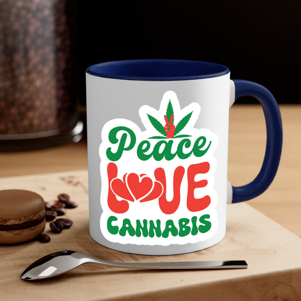 Peace Love Cannabis 218#- marijuana-Mug / Coffee Cup