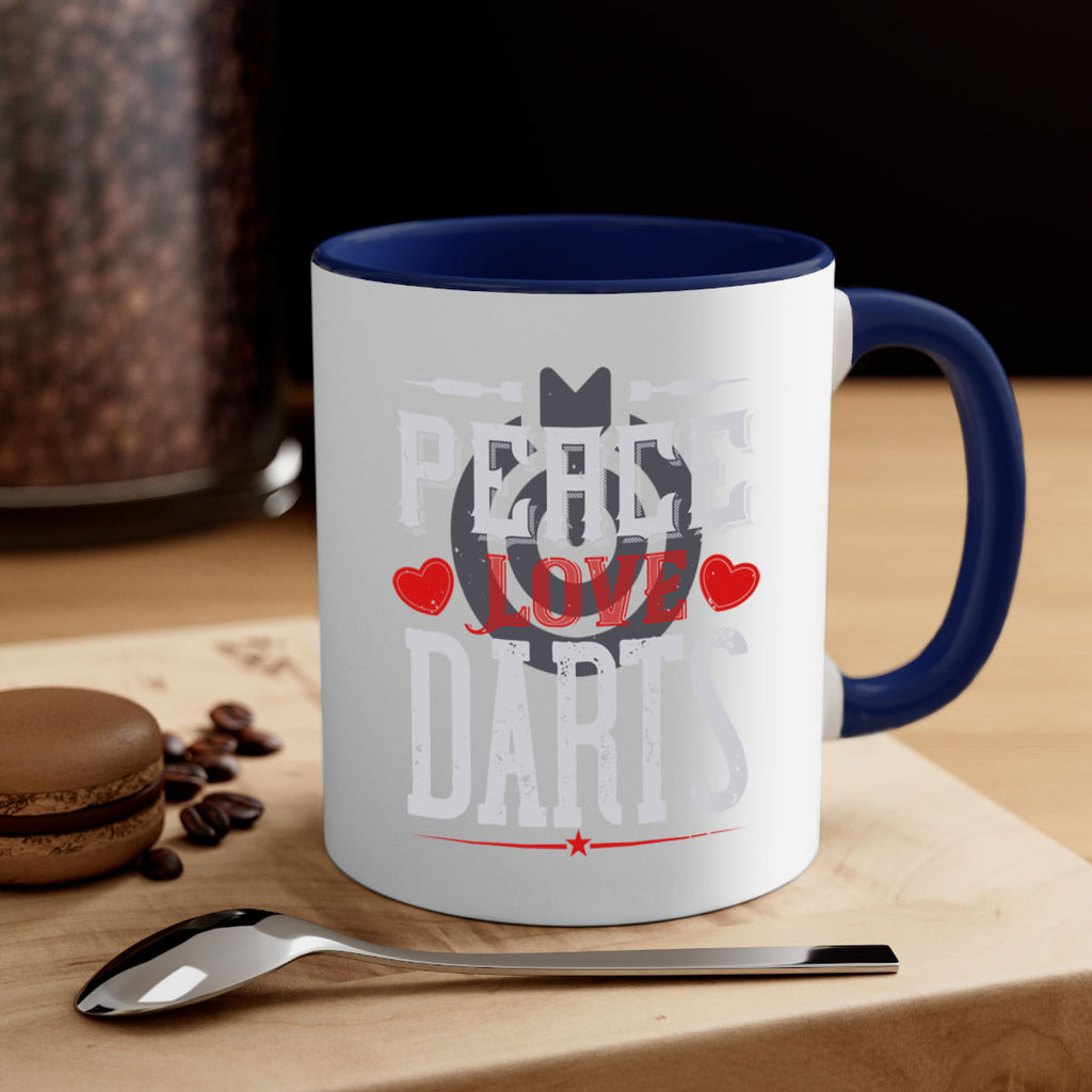 Peace Love Darts 1875#- darts-Mug / Coffee Cup