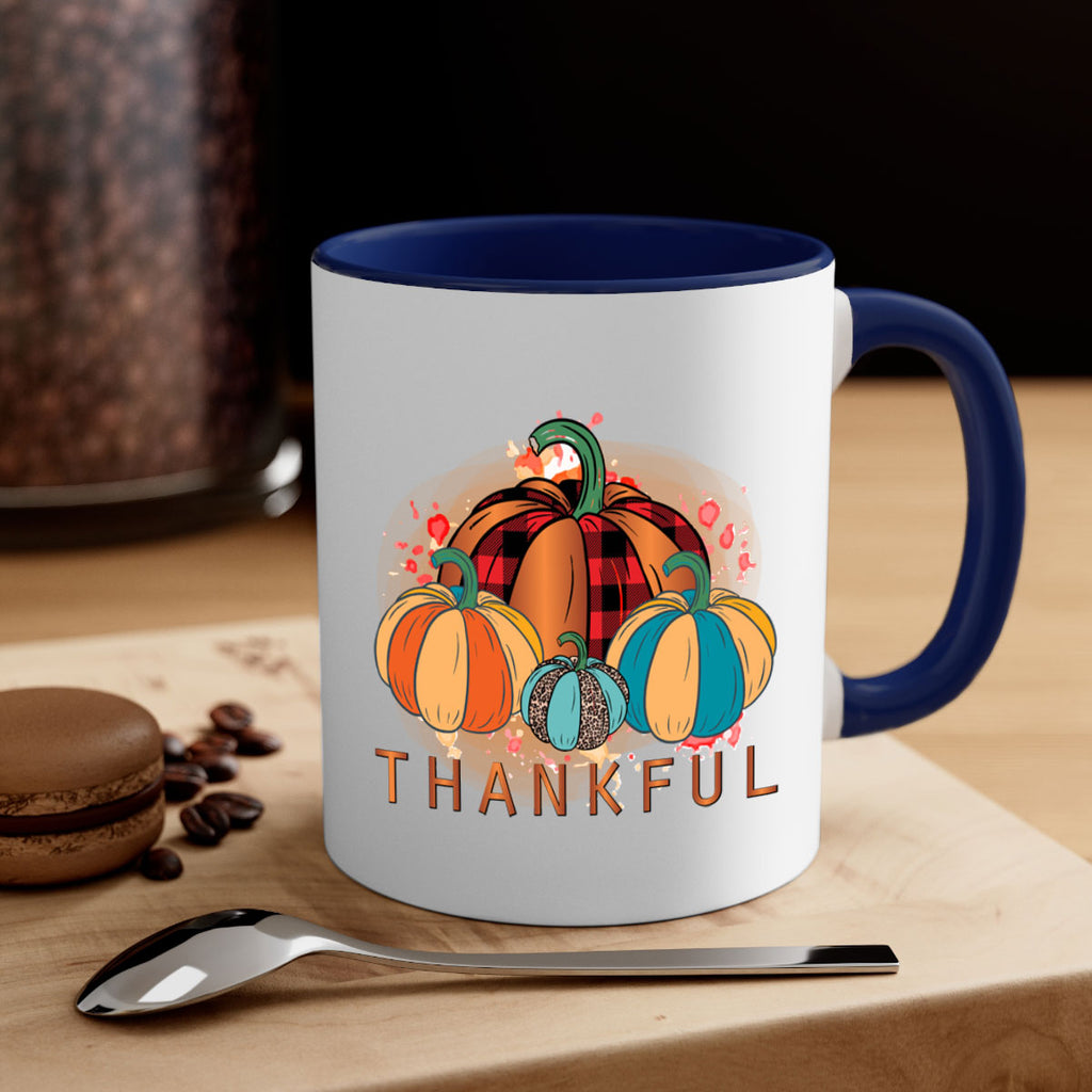Thankful 609#- fall-Mug / Coffee Cup