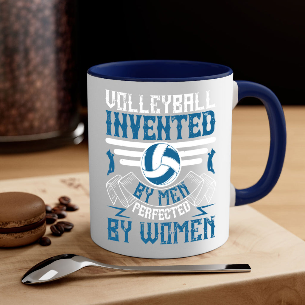 Volleyball invented by men perfected by women Style 118#- volleyball-Mug / Coffee Cup