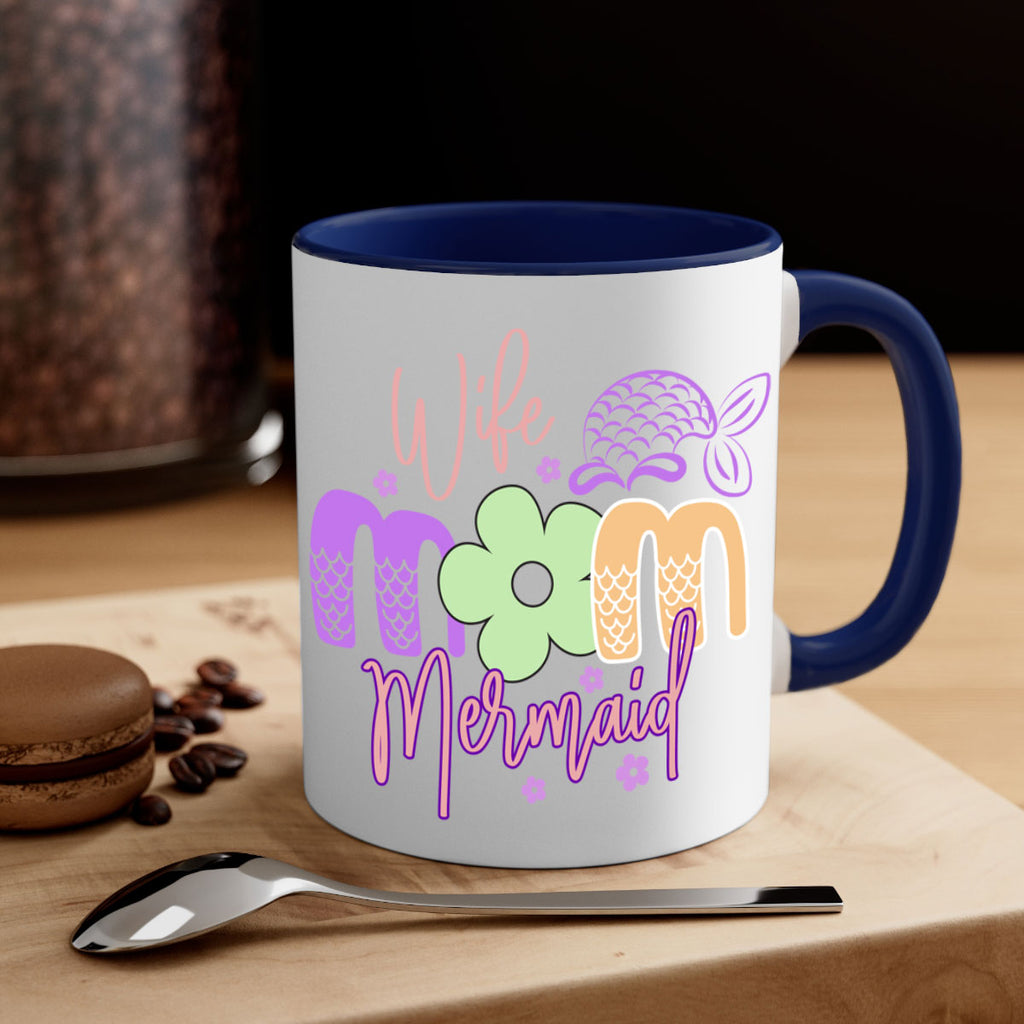 Wife Mom Mermaid 677#- mermaid-Mug / Coffee Cup