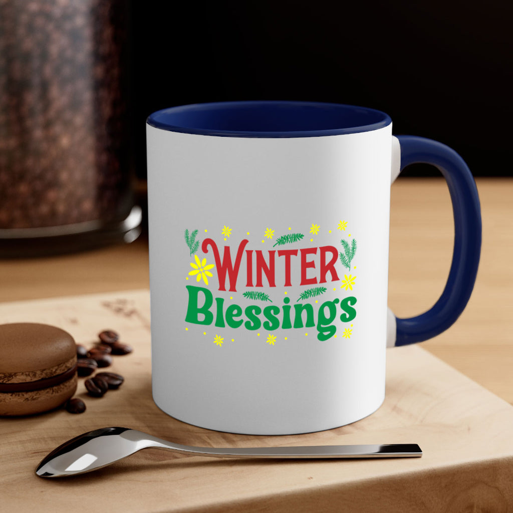 Winter Blessings 548#- winter-Mug / Coffee Cup