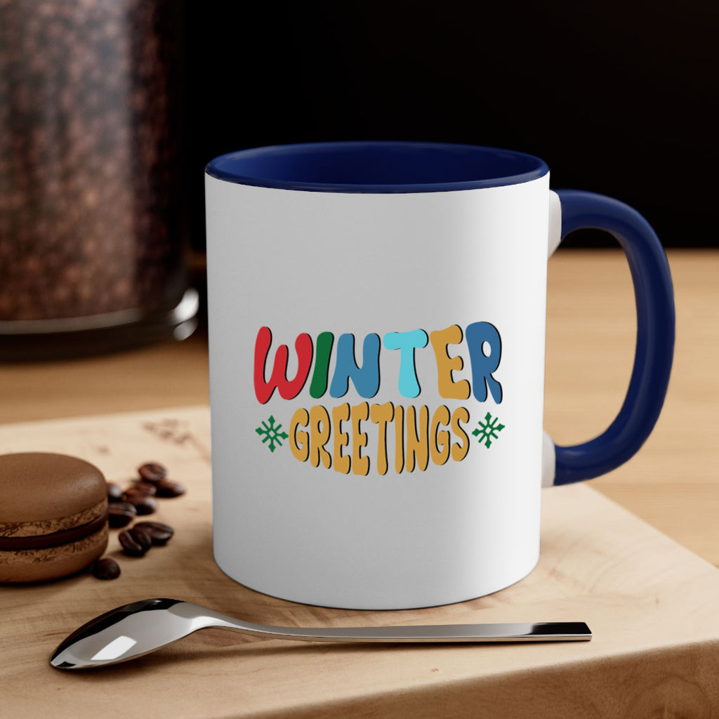 Winter Greetings 552#- winter-Mug / Coffee Cup