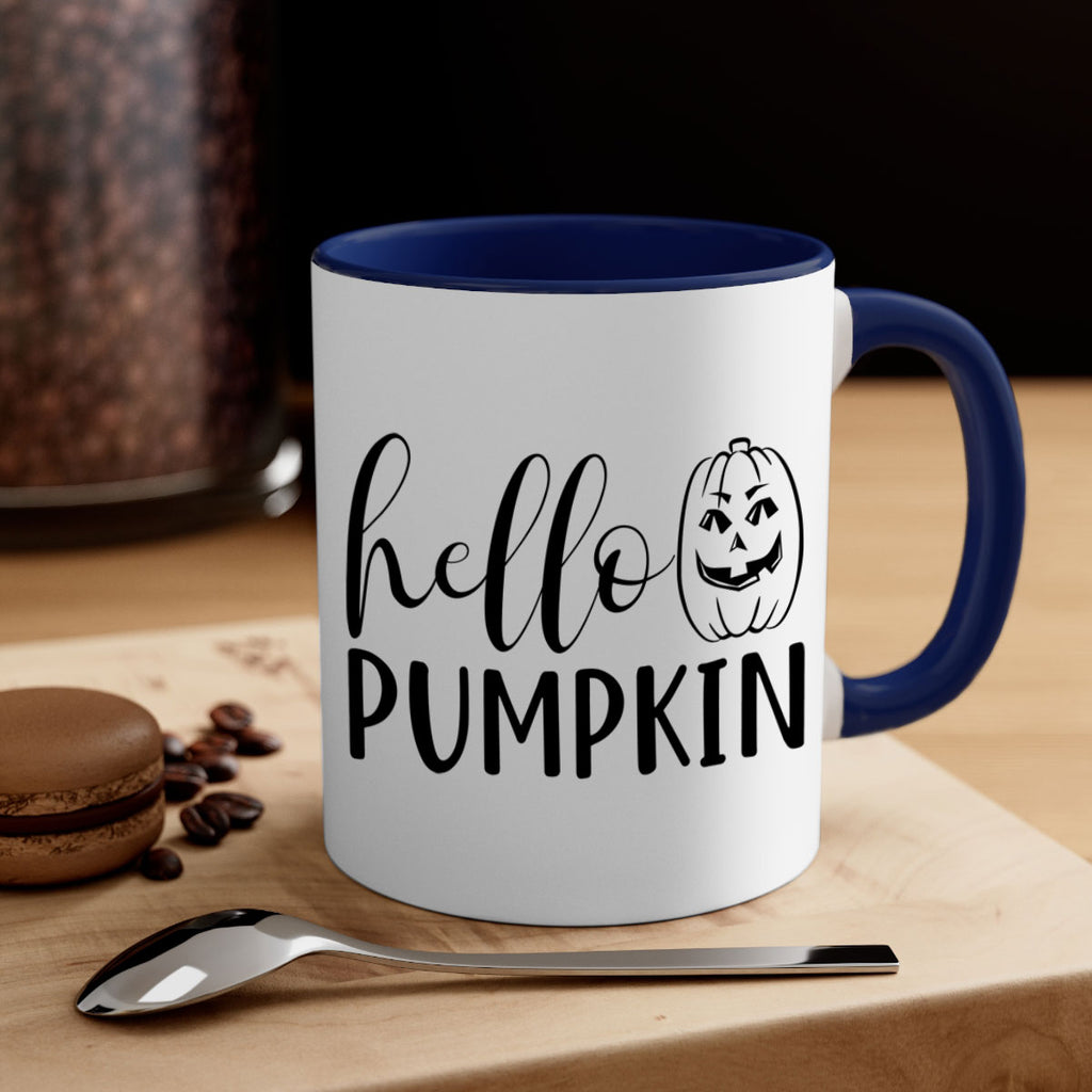 hello pumpkin 287#- fall-Mug / Coffee Cup