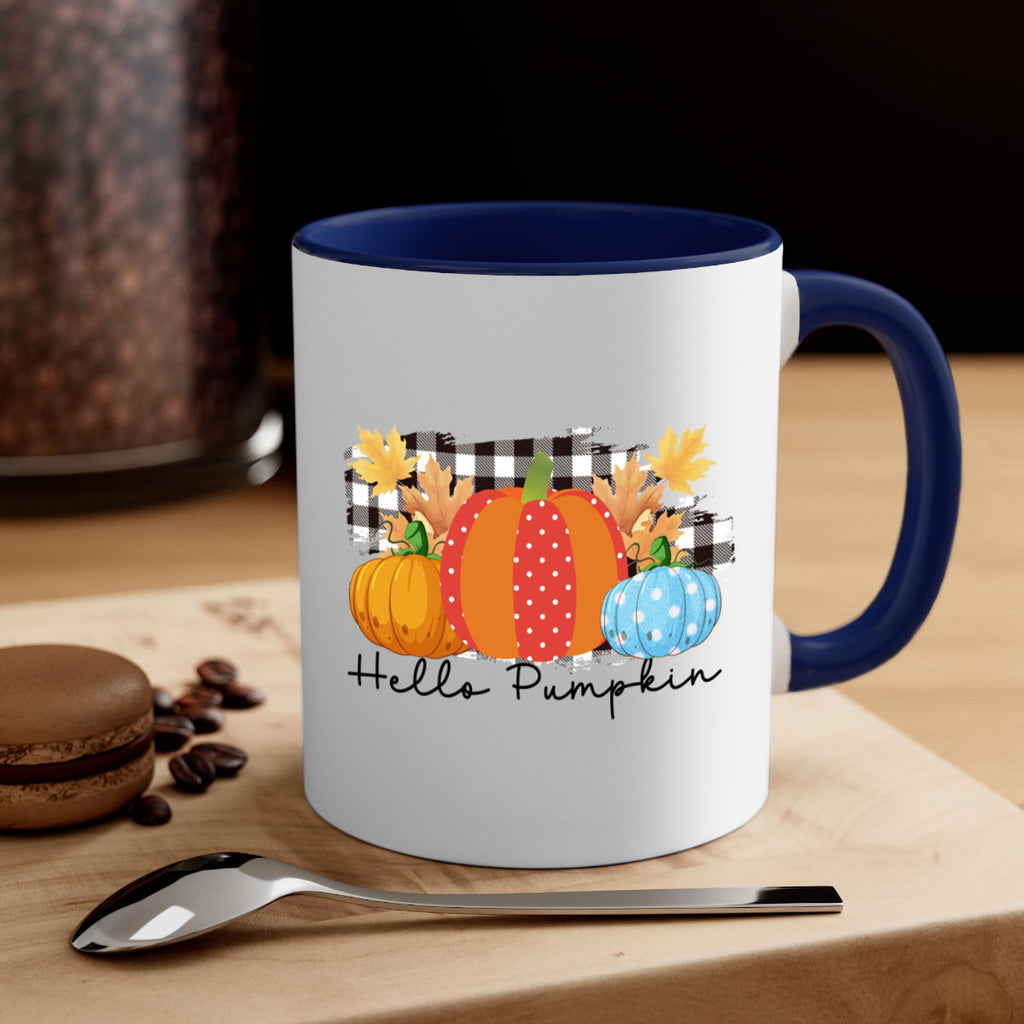 hello pumpkin 290#- fall-Mug / Coffee Cup