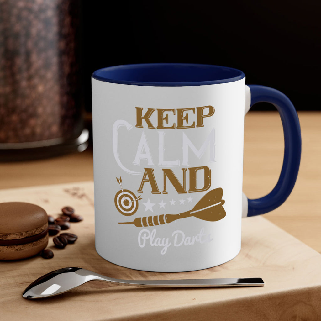 keep calm and play darts 1985#- darts-Mug / Coffee Cup