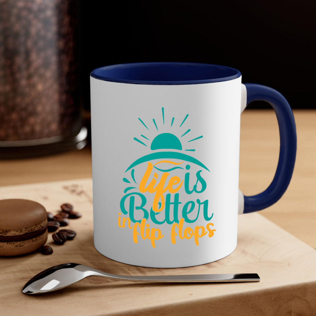 life is better in flip flops Style 89#- Summer-Mug / Coffee Cup