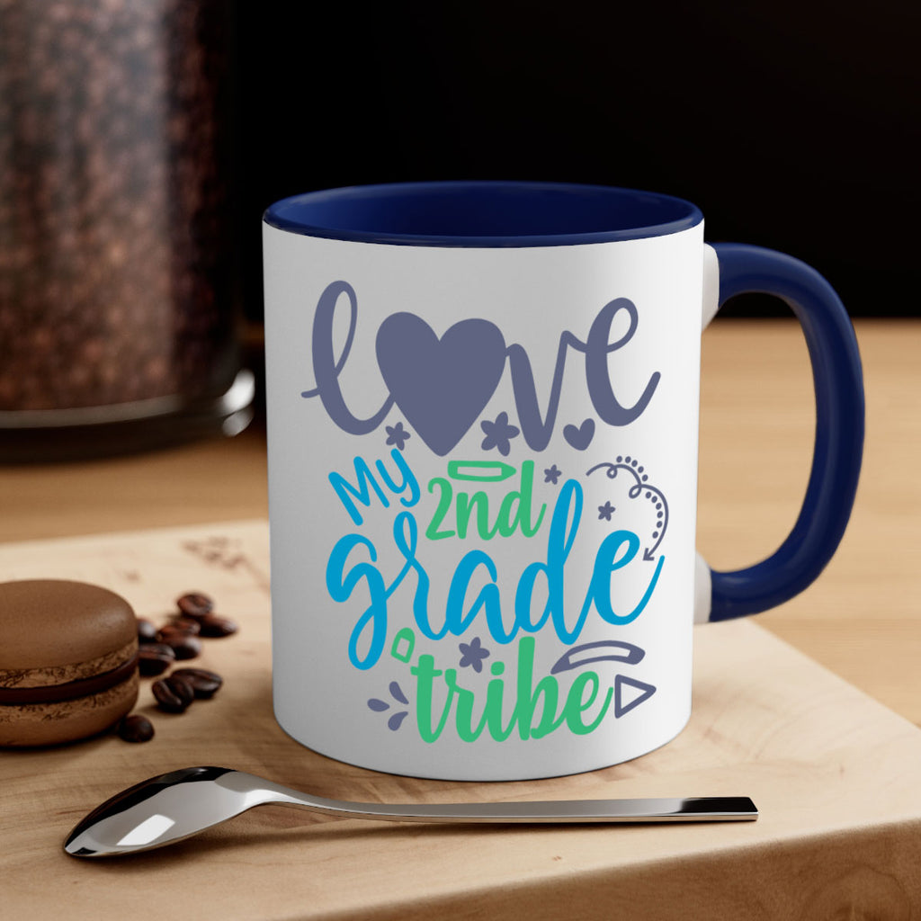 love my 2nd grade tribe 9#- second grade-Mug / Coffee Cup