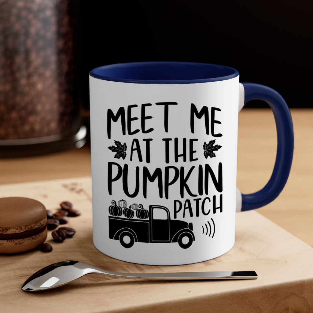 meet me at the pumpkin patch 423#- fall-Mug / Coffee Cup