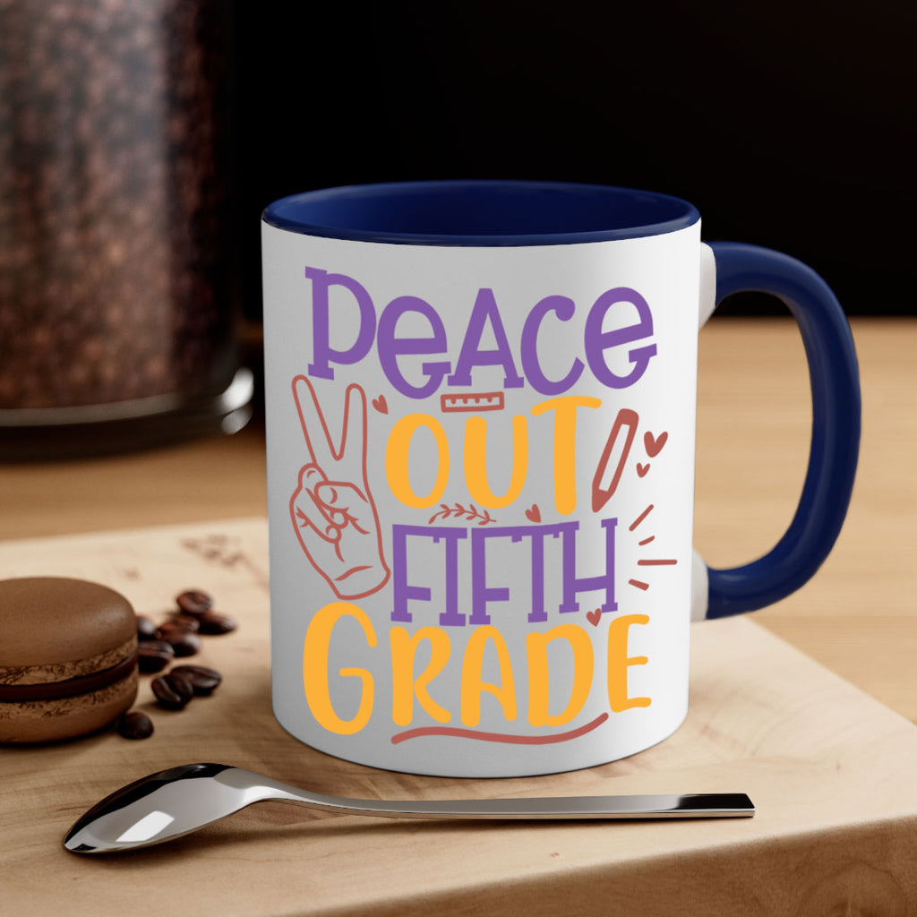 peace out 5th grade 1#- 5th grade-Mug / Coffee Cup
