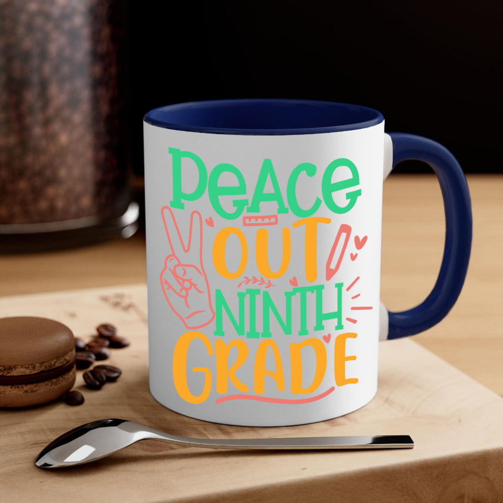 peace out 9th grade 2#- 9th grade-Mug / Coffee Cup